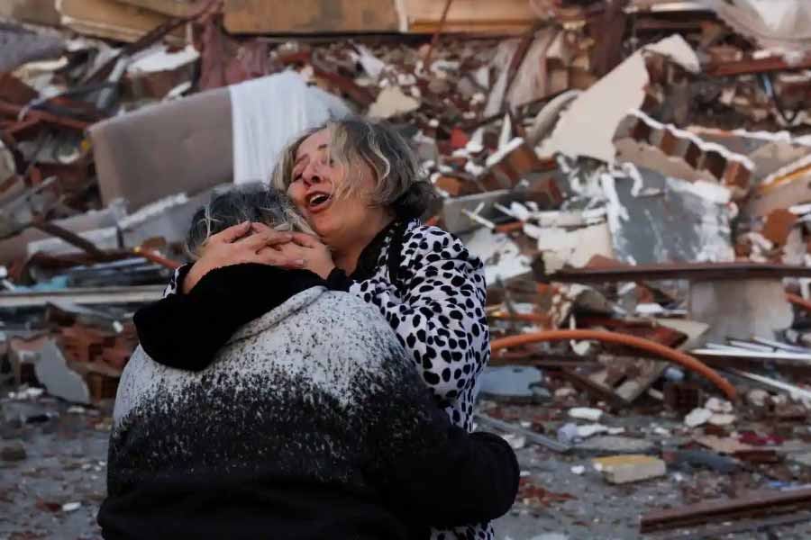 Image of earthquake in Turkey