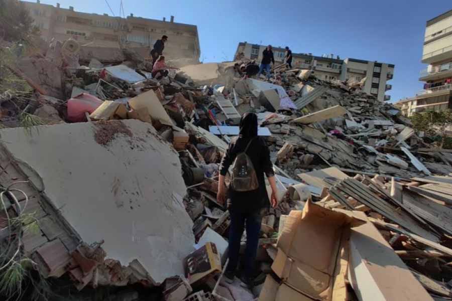 Image of earthquake in Turkey