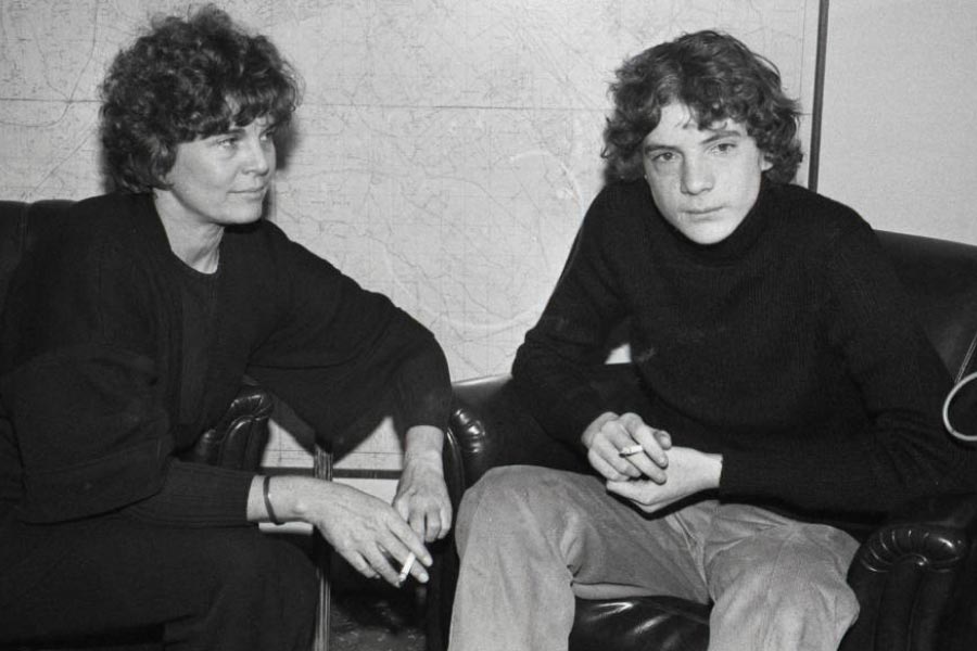 Photograph of Getty family