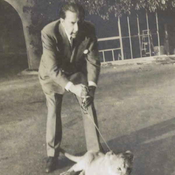 Photograph of Getty family