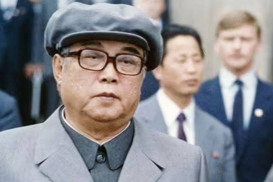 photograph of Kim Jon Un's grandfather.