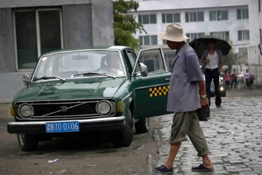 photograph of North Korea Car.