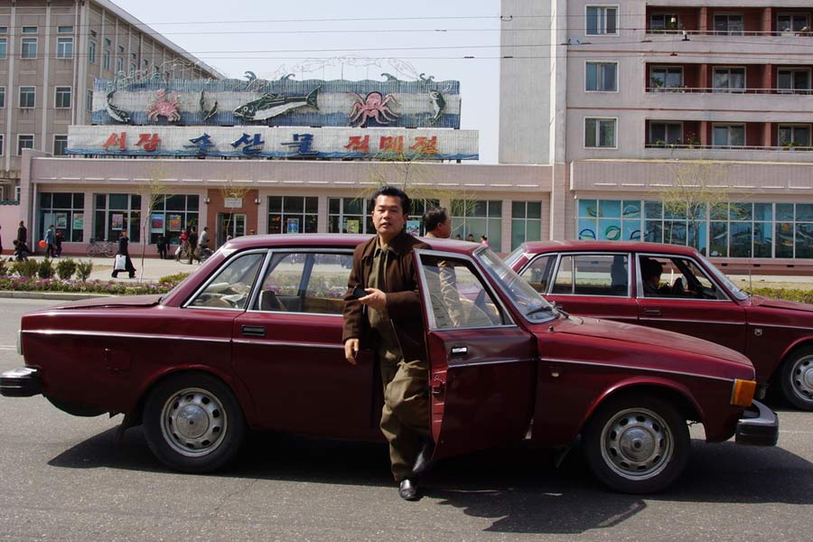 photograph of North Korea Car.