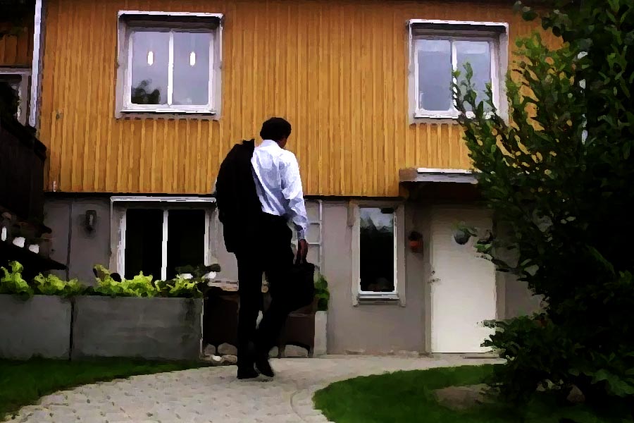 Representational picture of crime scene