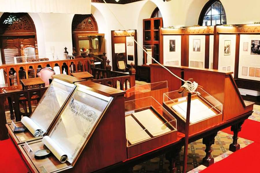 Representational picture of court