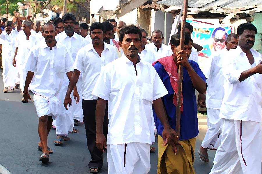 Representational picture of protest