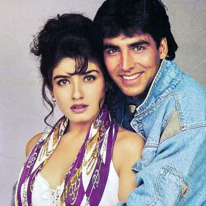 Raveena Tandon and Akshay Kumar