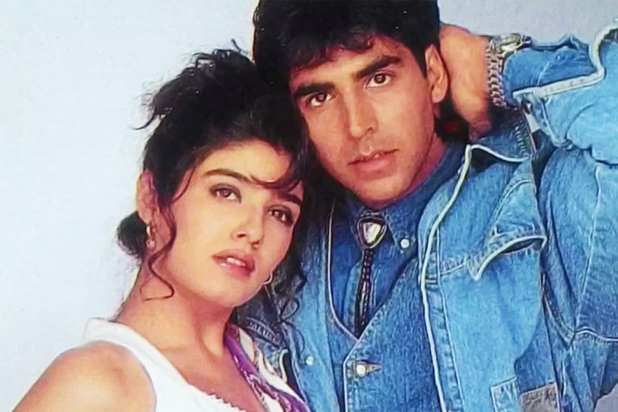 Raveena Tandon and Akshay Kumar