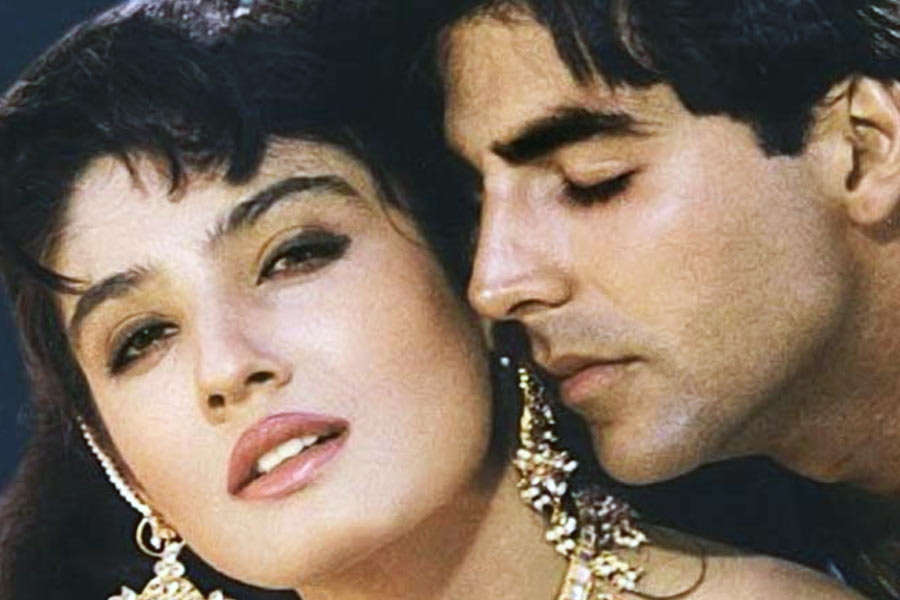 Raveena Tandon and Akshay Kumar