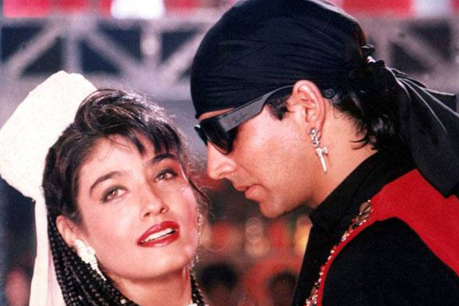 Raveena Tandon and Akshay Kumar