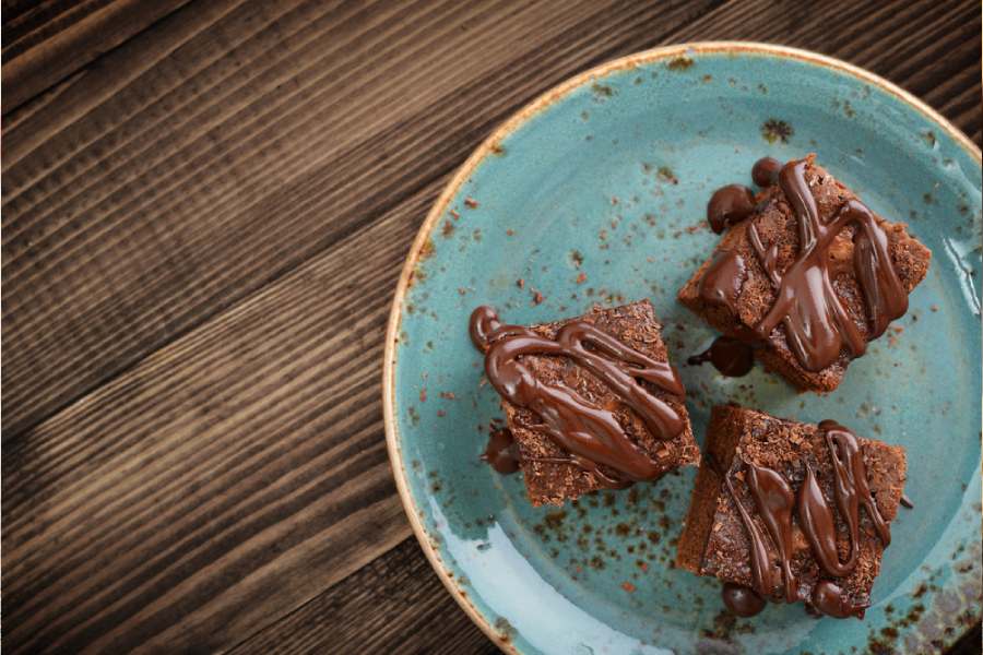 Image of chocolate brownie. 