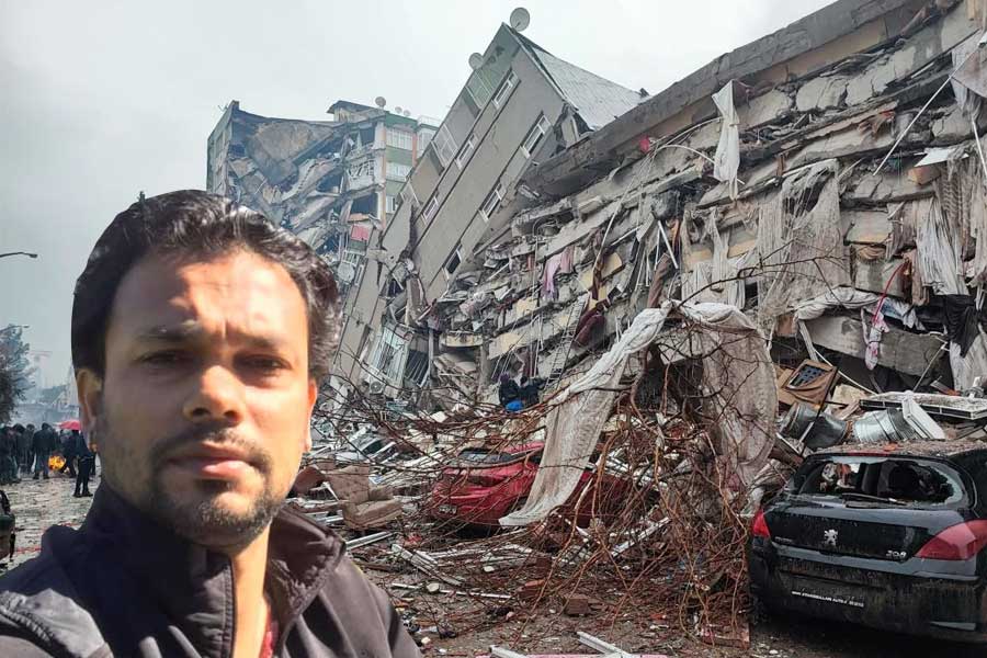 Romeo Nath wrote about Turkey earthquake