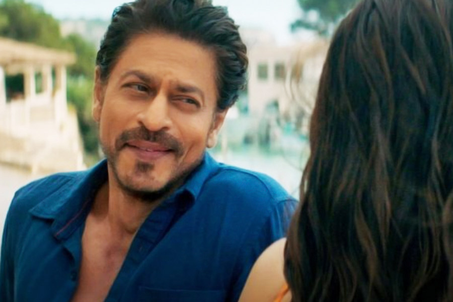 photo of a movie scene in Pathaan.