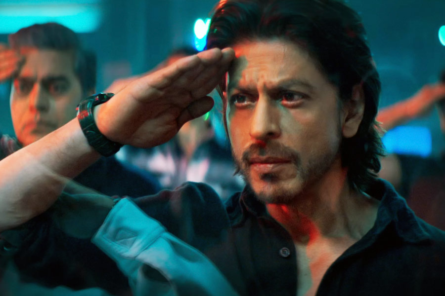 photo of a movie scene in Pathaan.