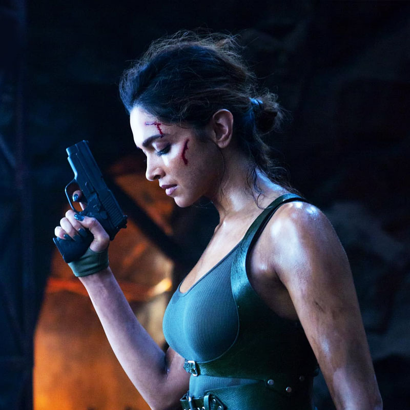 photo of a movie scene in Pathaan.