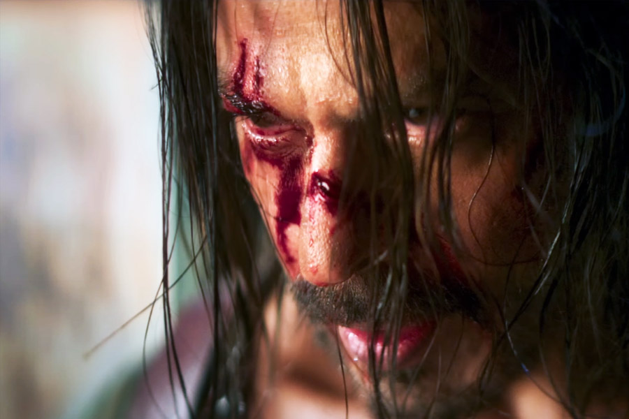 photo of a movie scene in Pathaan.