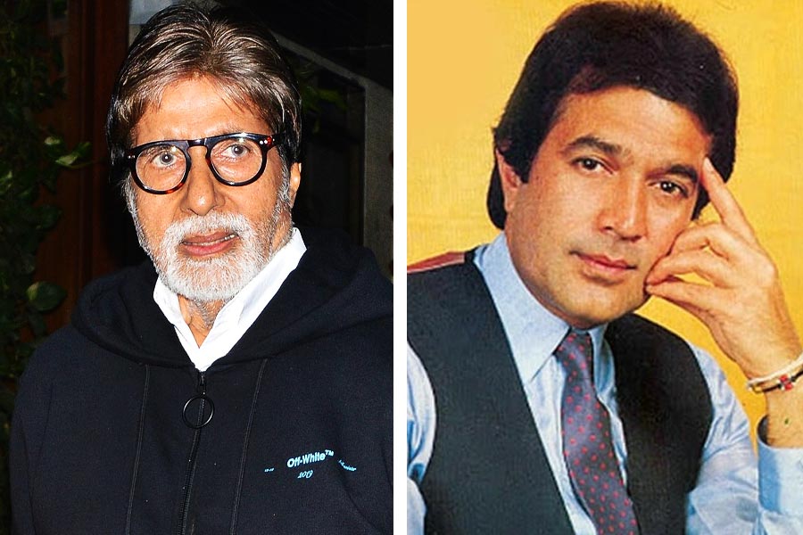 Amitabh Bachchan and Rajesh Khanna