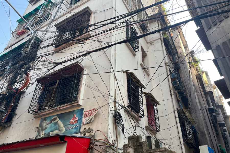 Fire at a residential building near quest mall in Park circus.