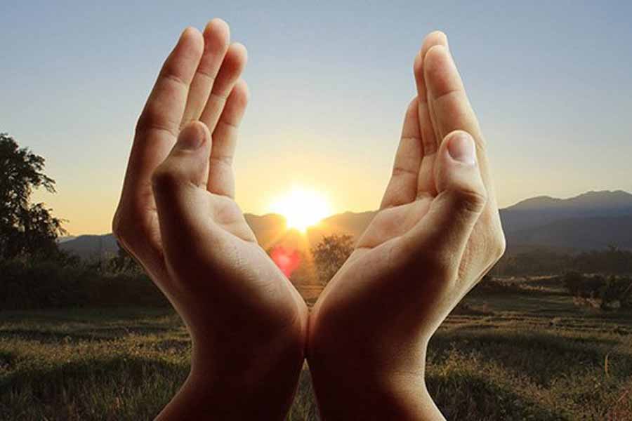 Representational picture of solar energy