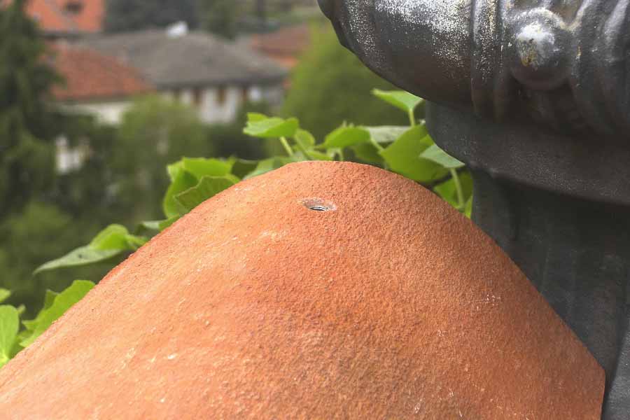 Picture of terracotta tiles