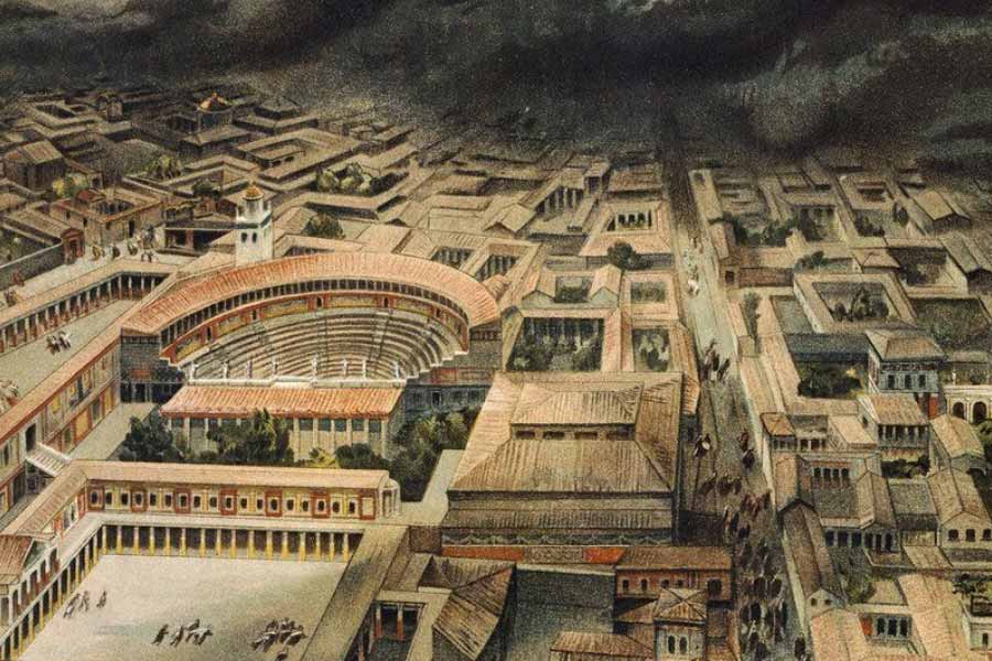 Picture of ancient ruins in Italy