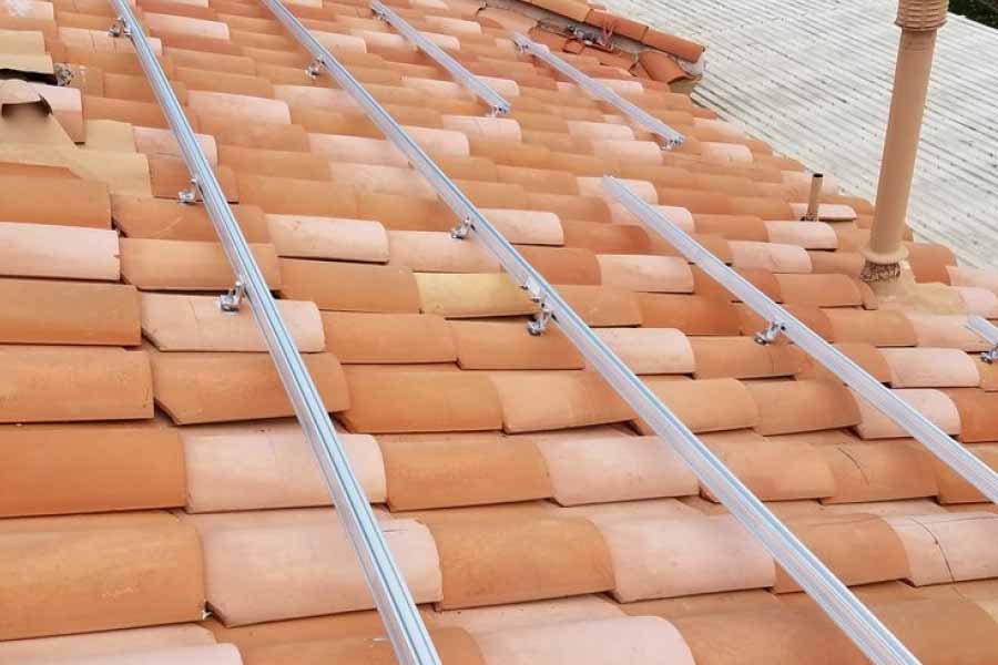 Representational picture of terracotta tiles