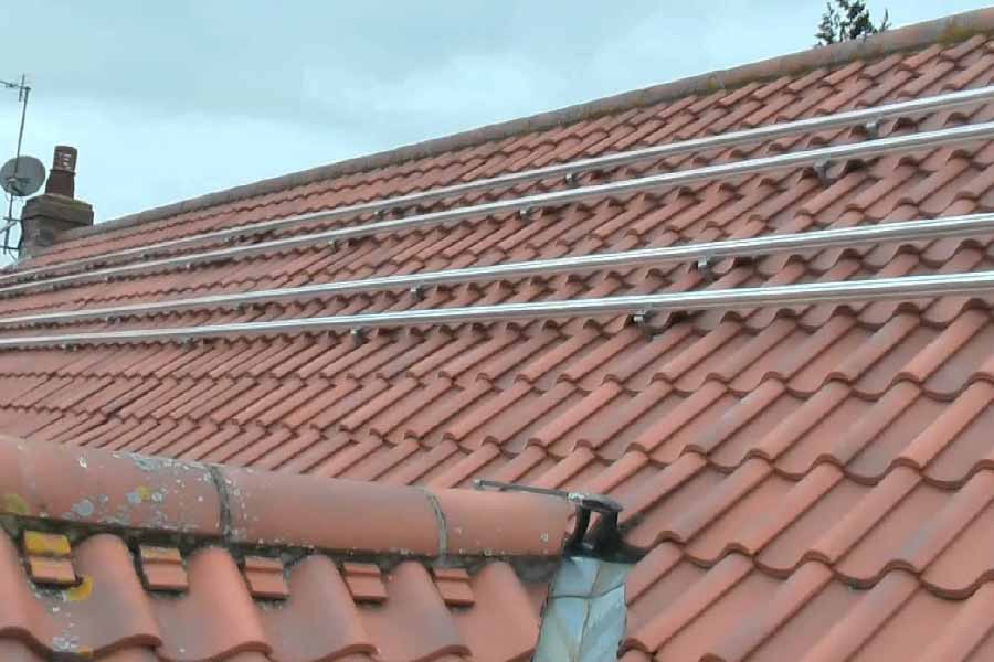 Representational picture of terracotta tiles