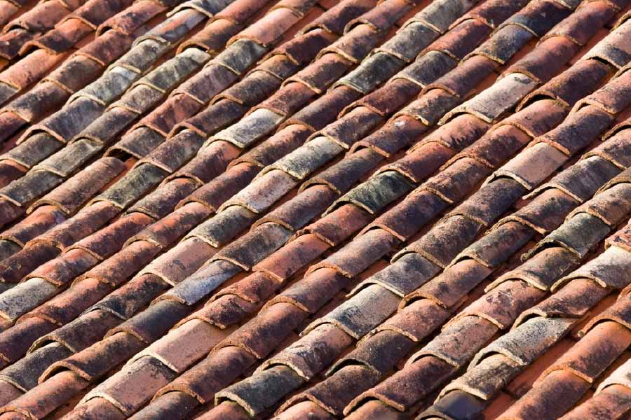 Representational picture of terracotta tiles