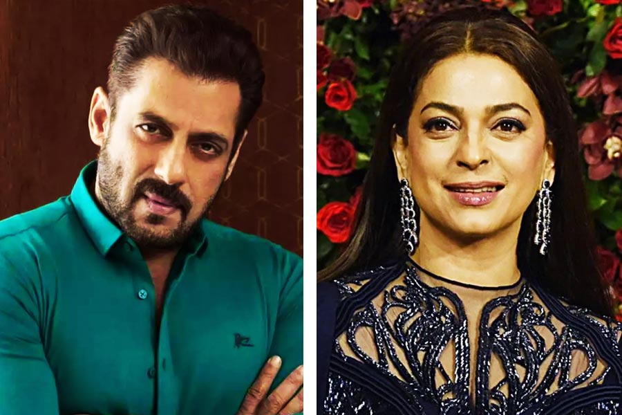 image of salman khan and Juhi Chawla