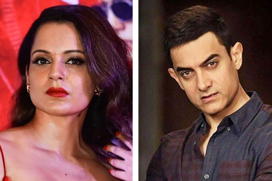 Kangana Ranaut takes a dig at Aamir Khan, despite him praising the actress at an event