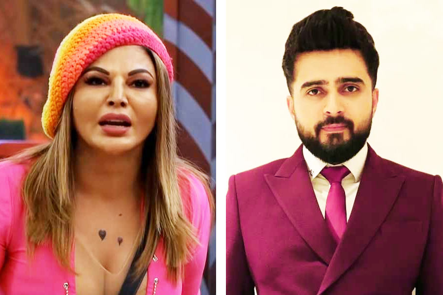 Picture Of Rakhi Sawant and her Husband adil durrani