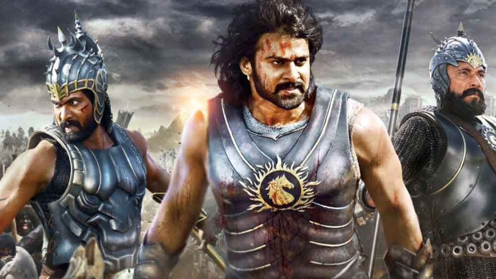 A poster of South Indian Film Babubali 2.