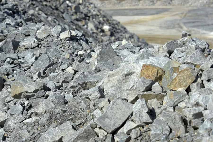 A photograph of Lithium mining.