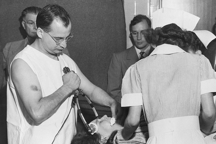 Lobotomy surgery was performed to treat mental illness.