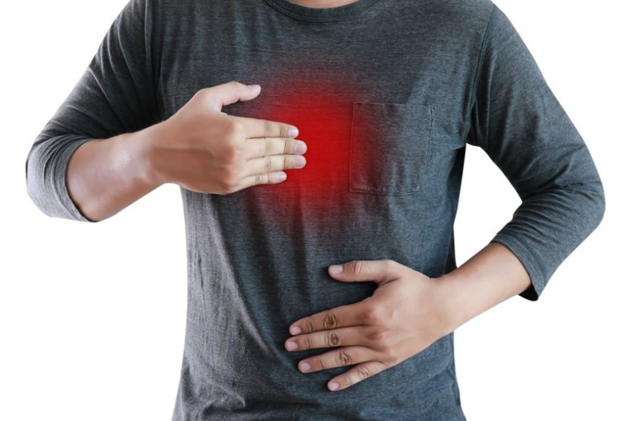 symbolic image of the symptom of Peptic Ulcer.