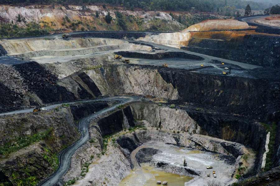 A Photograph of Lithium mine.