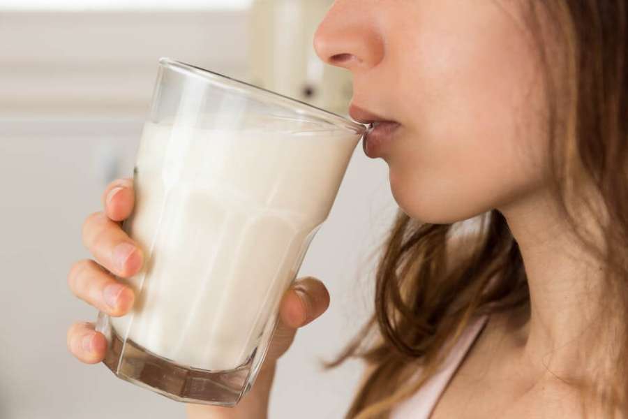 Image of Drinking Milk.