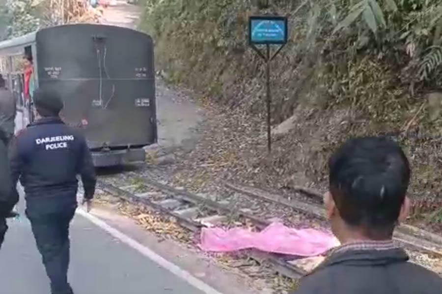 One person died after being hit by a Darjeeling Himalayan Toy train