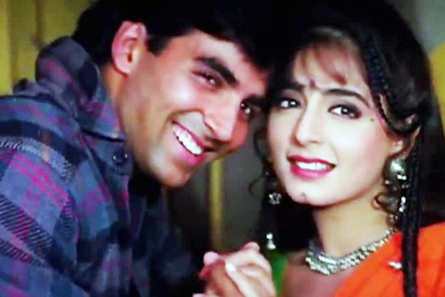 Kanchan with Akshay Kumar