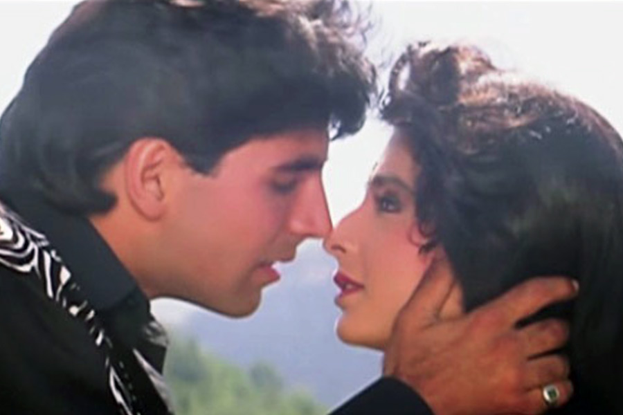 Akshay Kumar with Kanchan