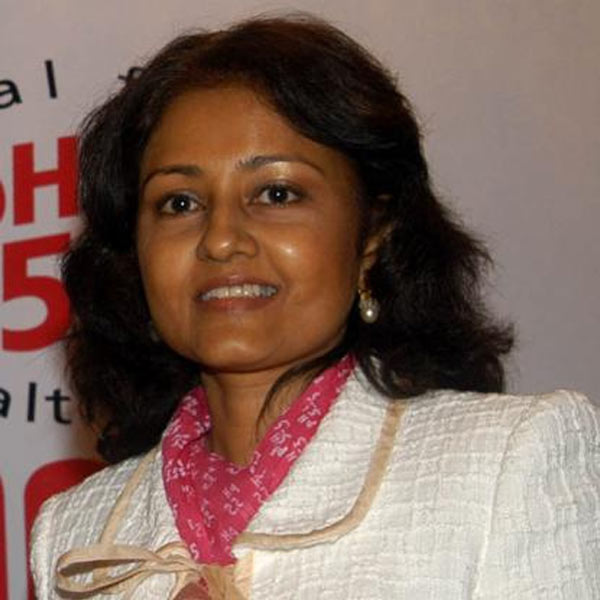 A Photograph of Leena Gandhi Tewari.