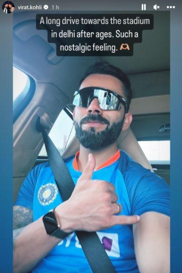 virat kohli's insta post