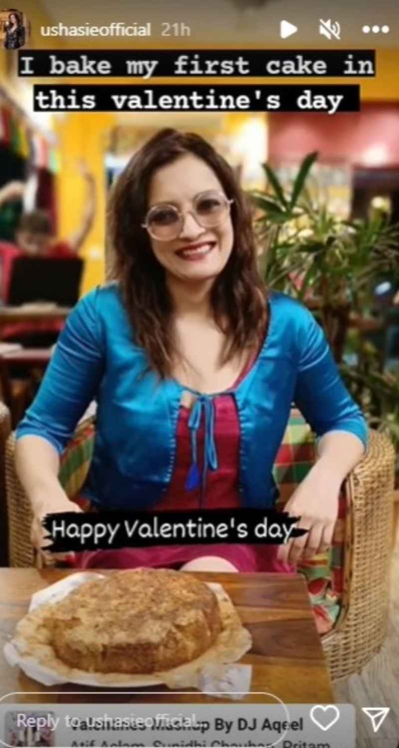 instagram story of ushasie chakraborty