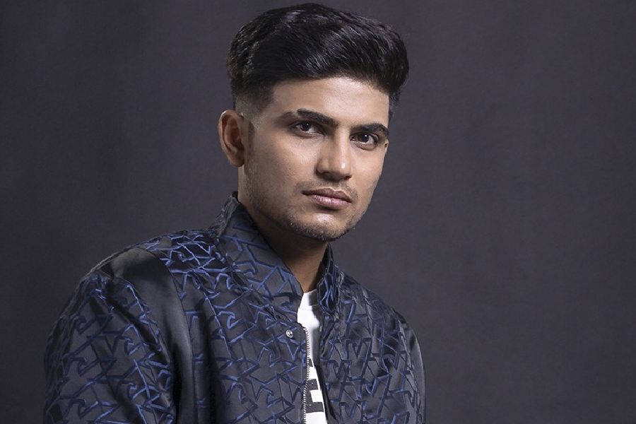 A photograph of Shubman Gill.