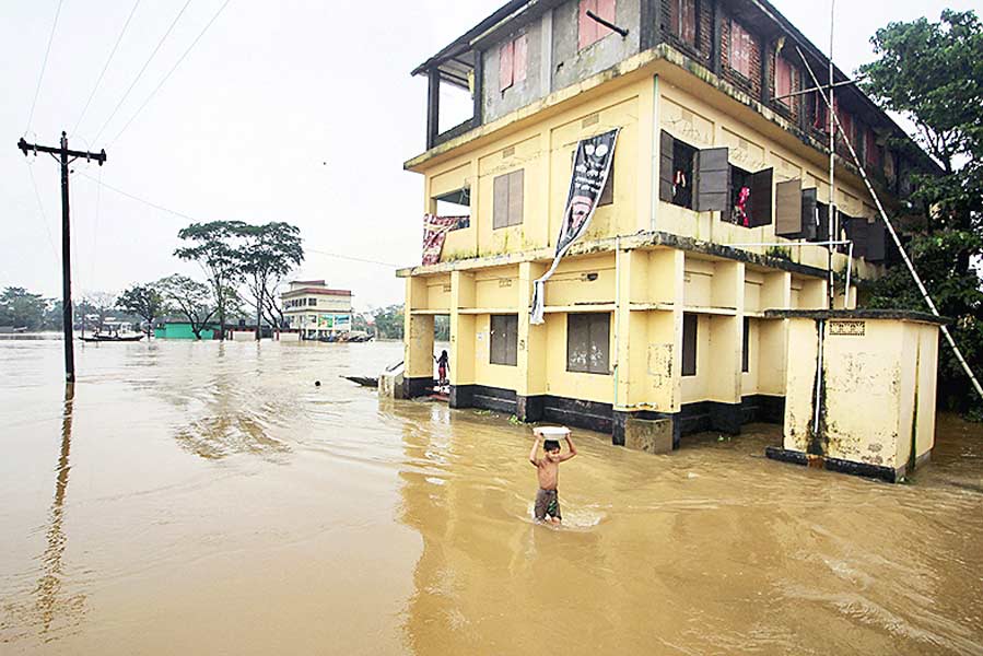 Picture of Flood in Bangladesh\'s Sylhet.