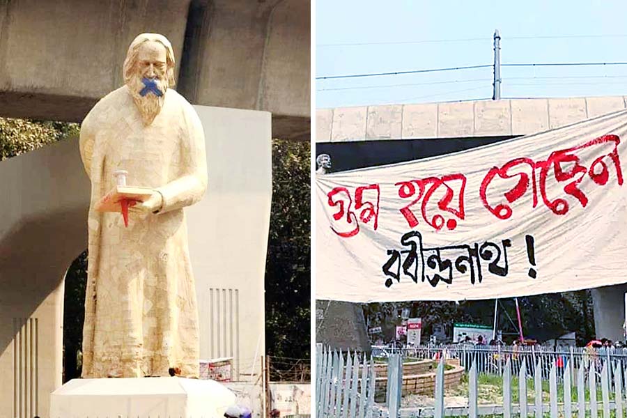 Statue of Rabindranath Tagore