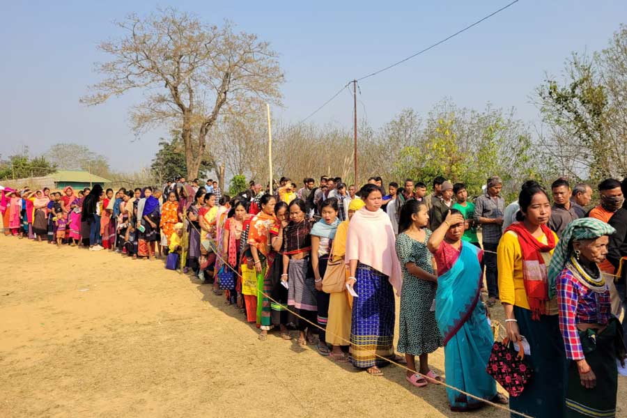 Picture of Tripura Election.