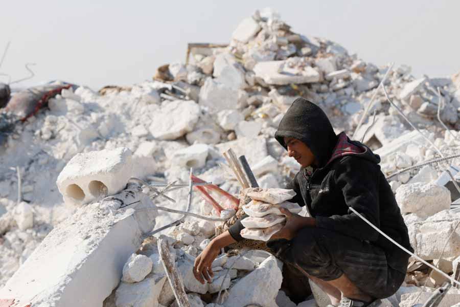 image of earthquake in Turkey 