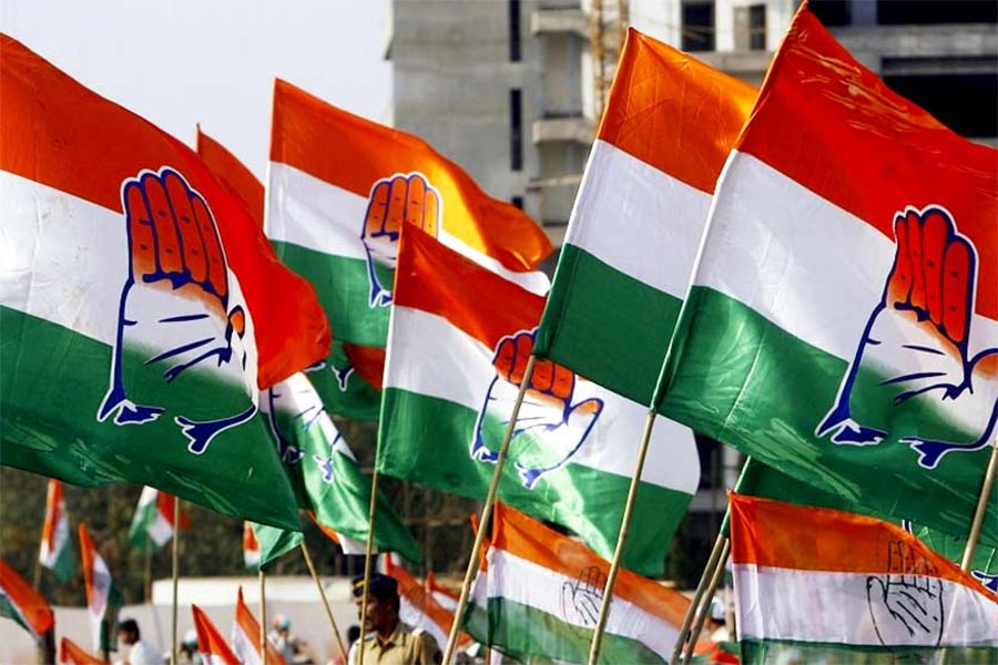 File image of Congress Flag