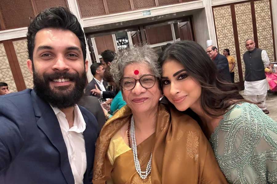 Smriti Irani's daughter Shanelle and Arjun Bhalla's reception party picture